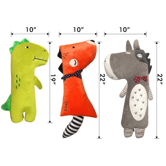 Attelia Kids Car Seat Belt Pillow Neck Support Pillow Road Trip Buddy NWT - Picture 6 of 7